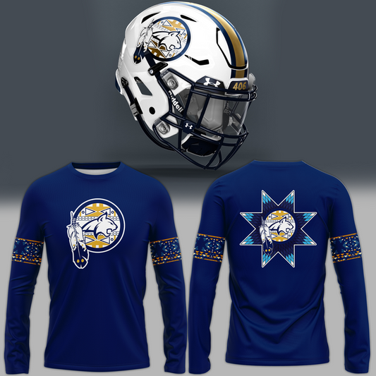Montana State Football Native American Heritage Month Long Sleeve Shirt