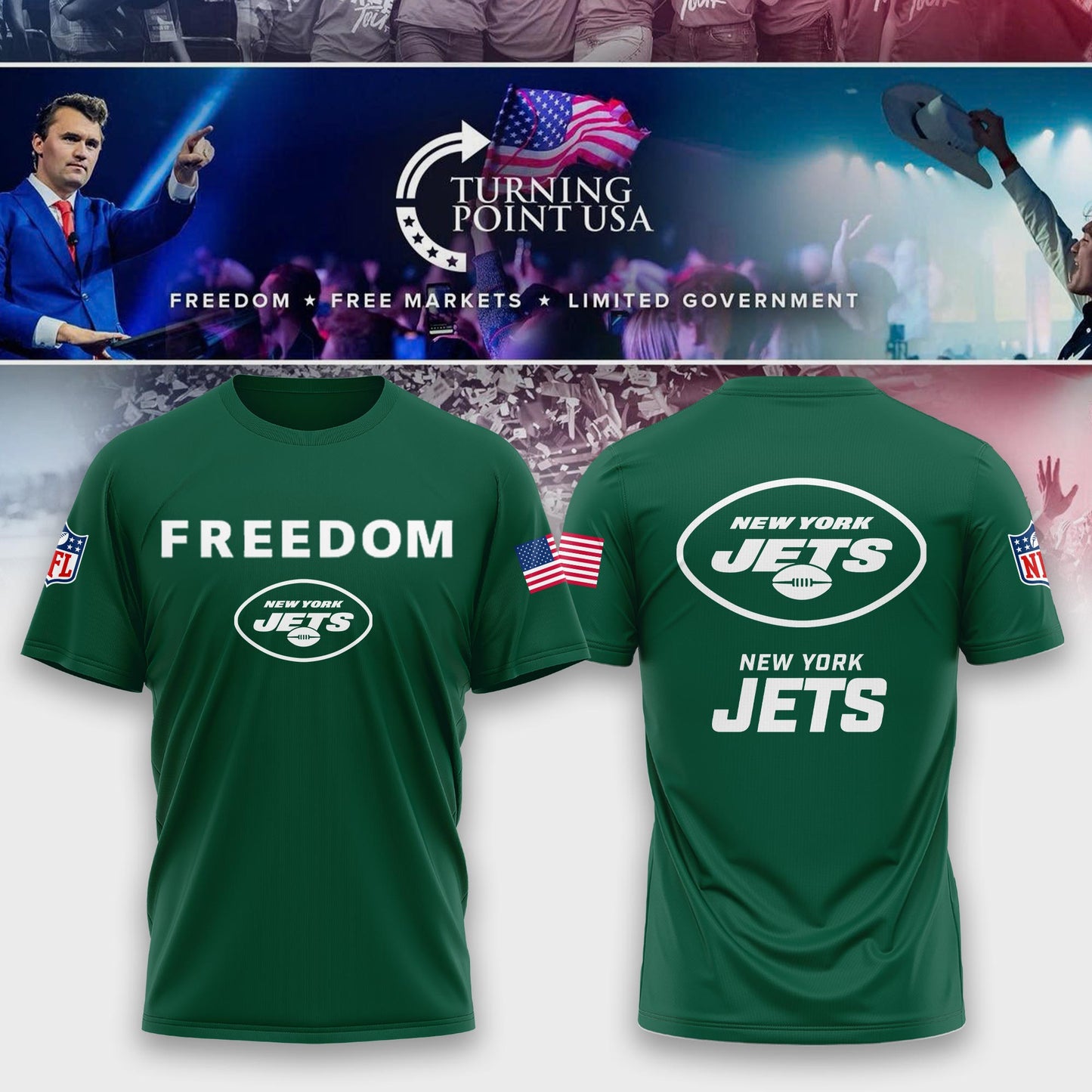 . NYJ Freedom Legacy Tshirt