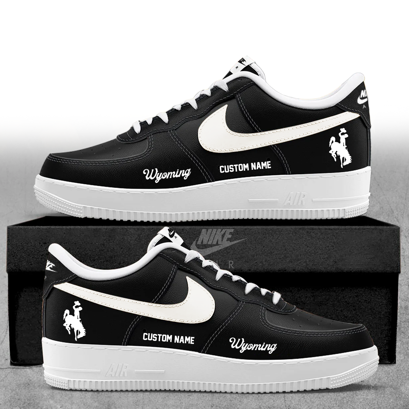 Wyoming Cowboys 2025 Premium AF1 New Shoes