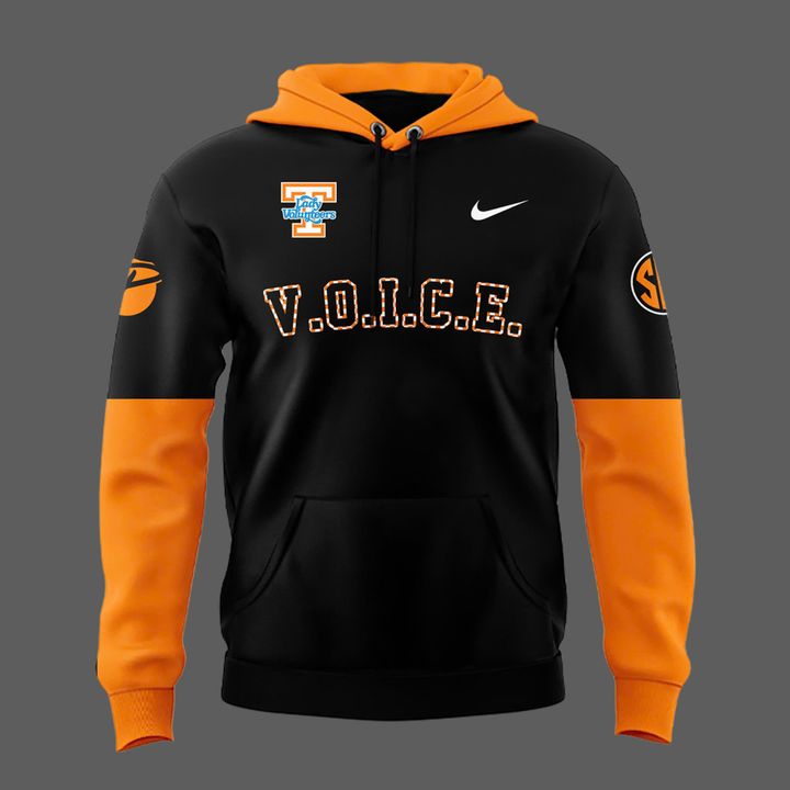 8B . Special New Voice Black Orange Hoodie
