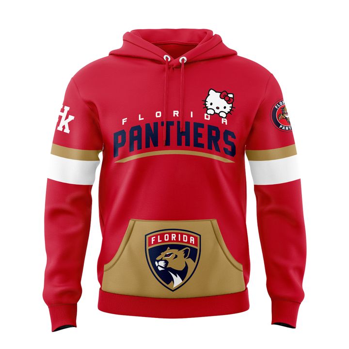 Limited Edition Florida Panthers x Hello Kitty Hoodie 2025