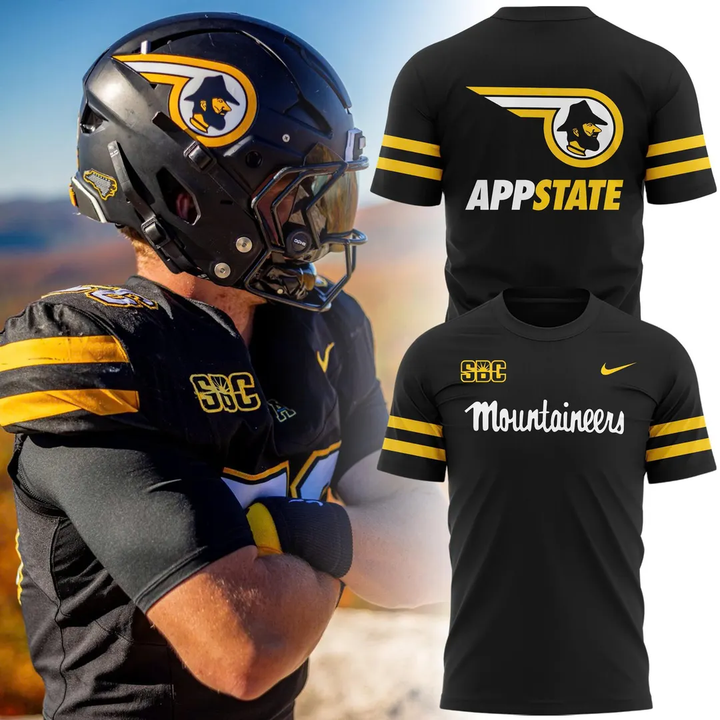 Special New App State Football limited edition Tshirt for fans