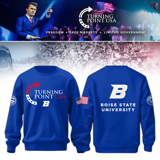 Limited Edition Boise State University x Turning Point USA Sweatshirt