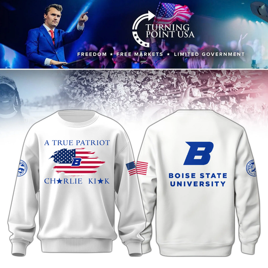 Limited Edition Boise State University x Turning Point USA Sweatshirt