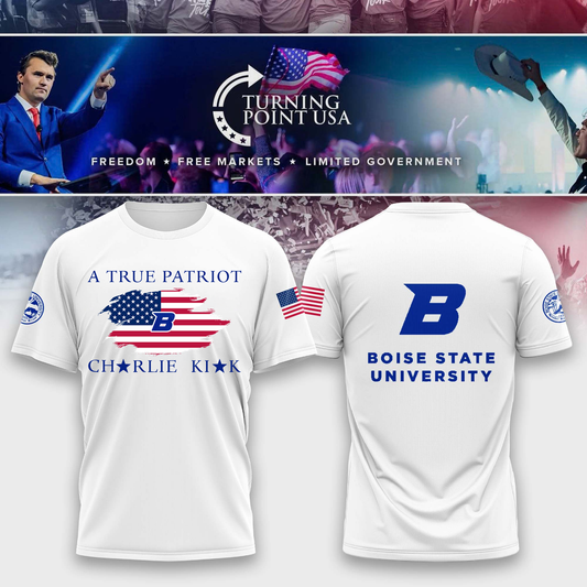 Limited Edition Boise State University x Turning Point USA T-Shirt