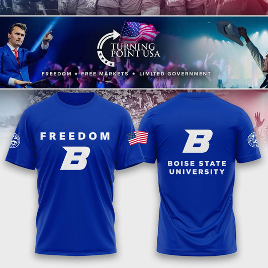 Limited Edition Boise State University x Turning Point USA T-Shirt
