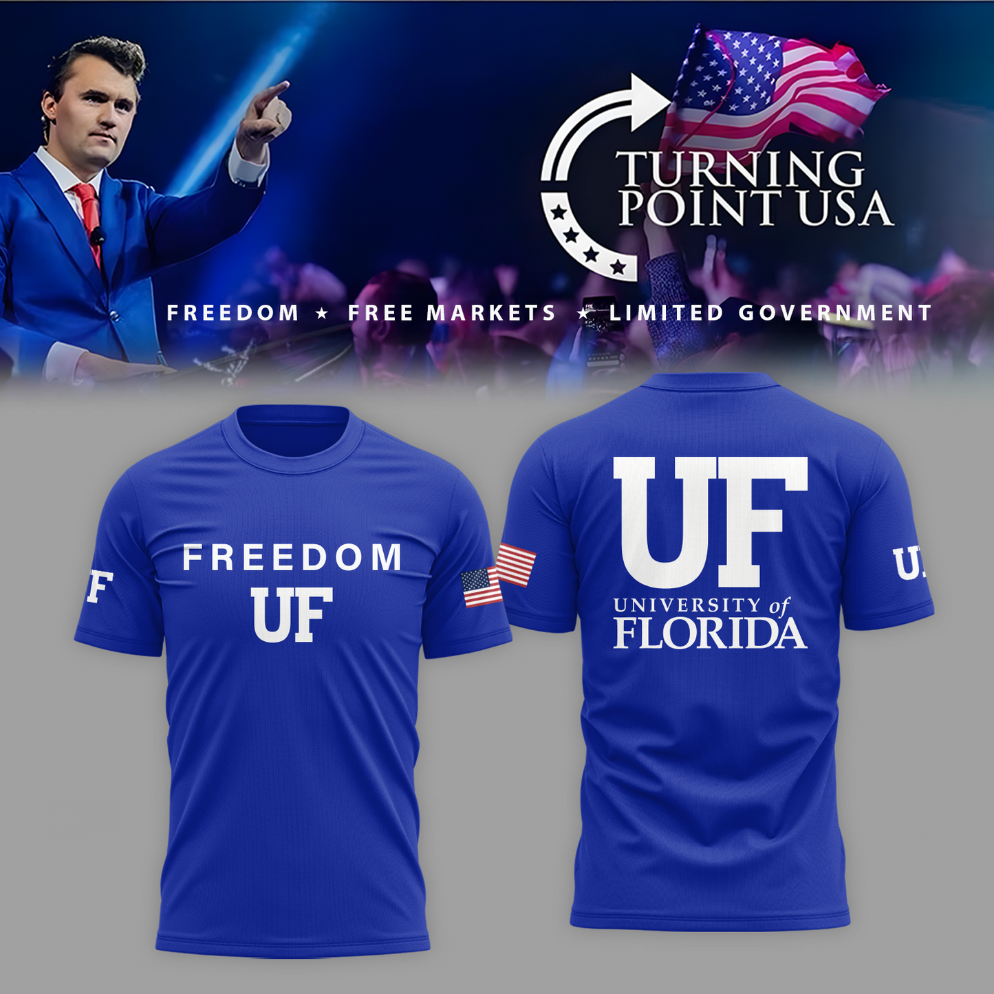 University of Florida x Turning Point USA Tshirt