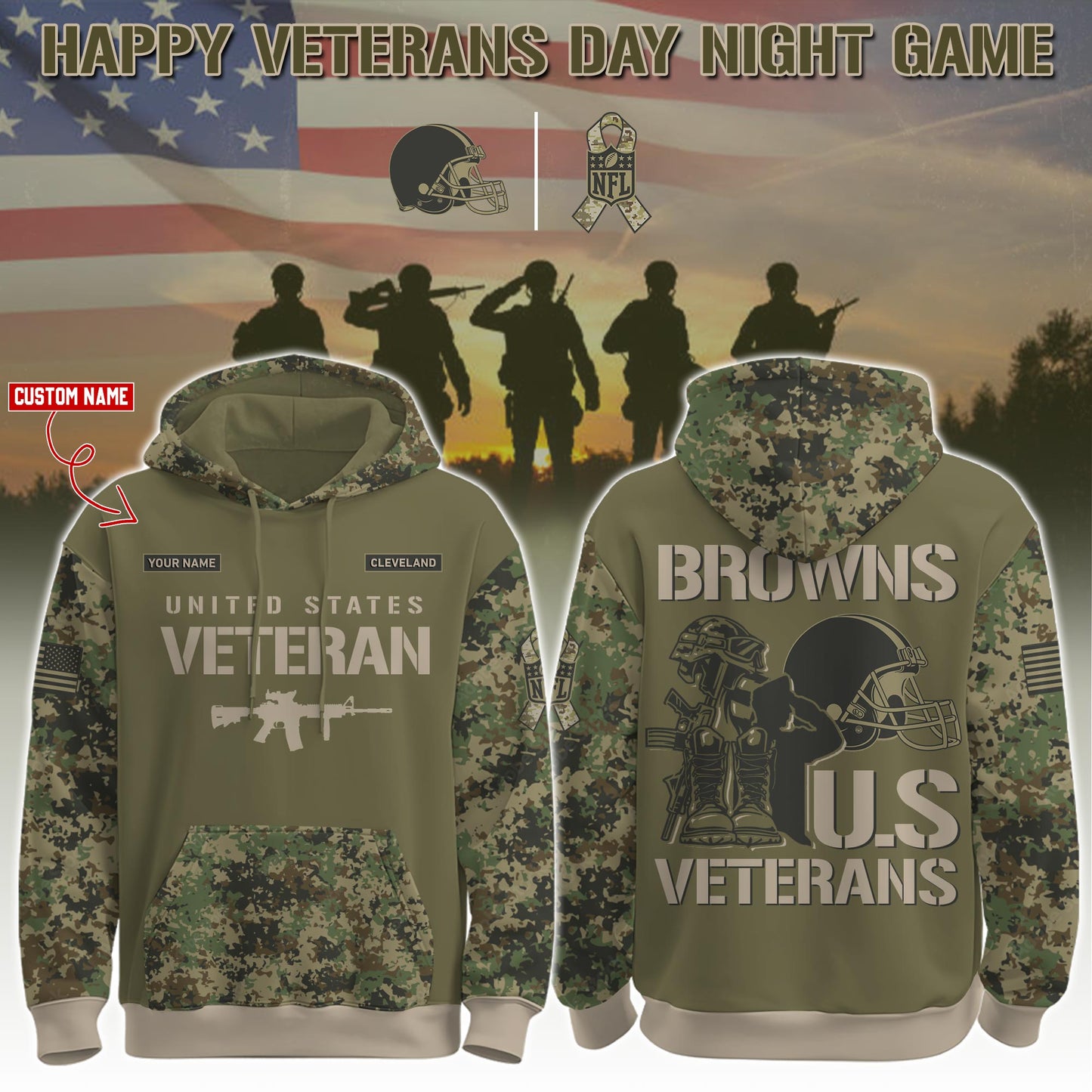 .CLE-Veteran Day 2025 Hoodie Limited Edions