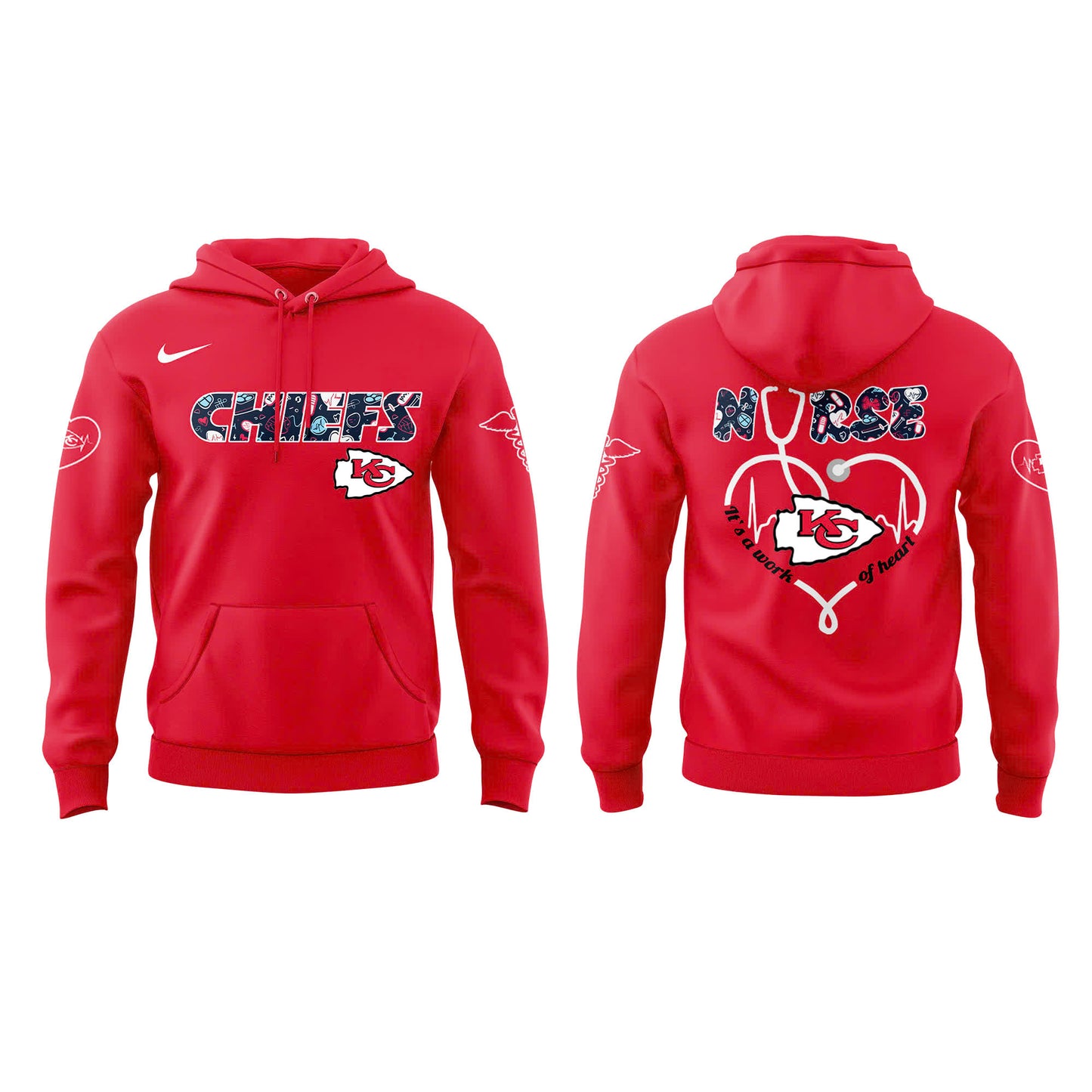 Kansas City Chiefs NURSES NIGHT Hoodie | Jogger | Cap Limited Edition