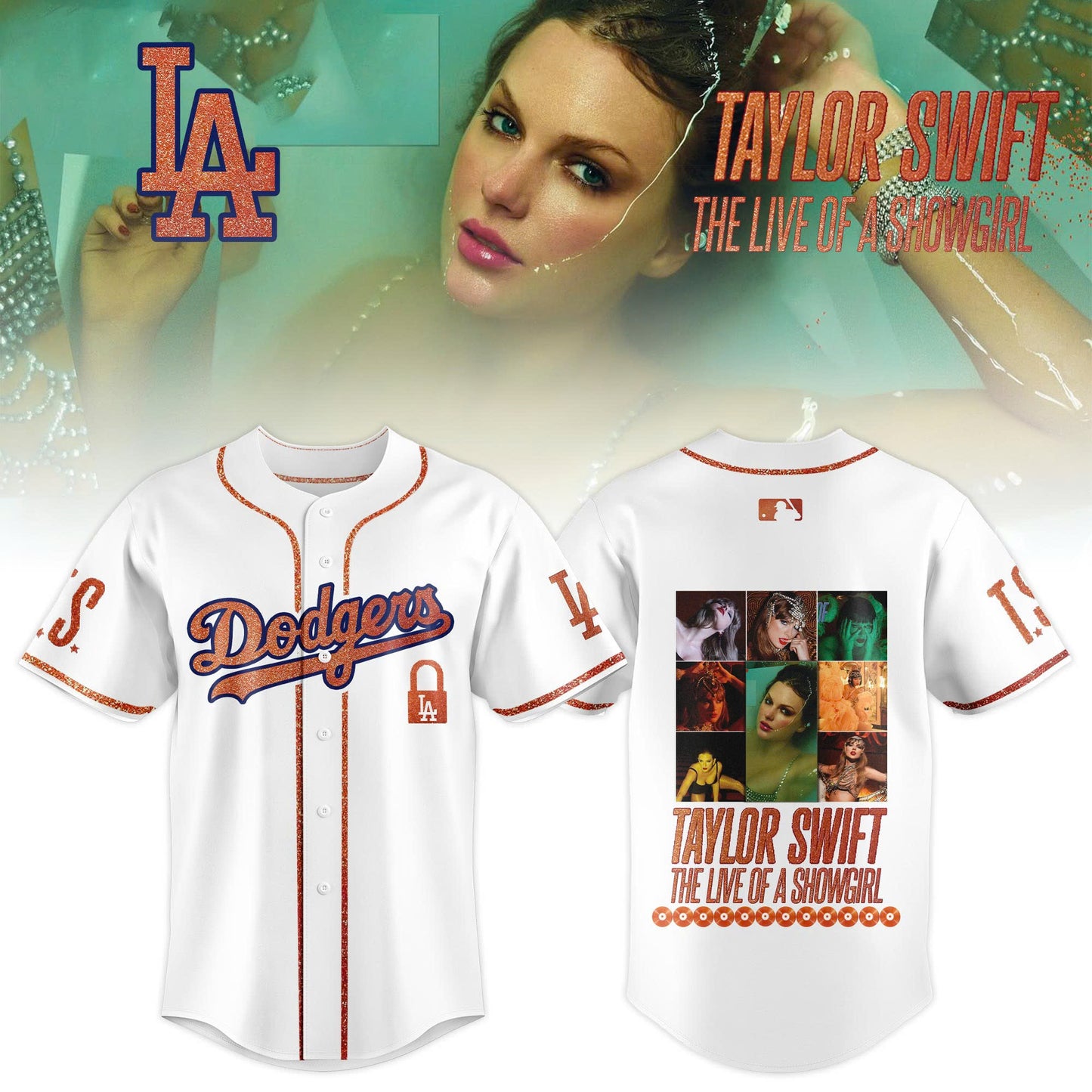 Taylor Swift “The Life of a Showgirl” Album 2025 Limited Editions Jersey