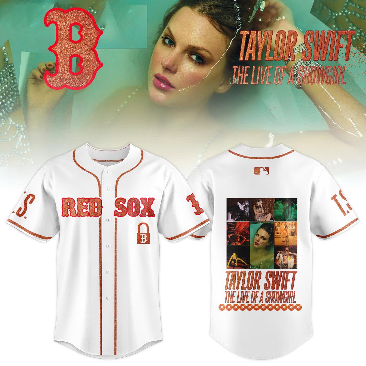 Taylor Swift “The Life of a Showgirl” Album 2025 Limited Editions Jersey