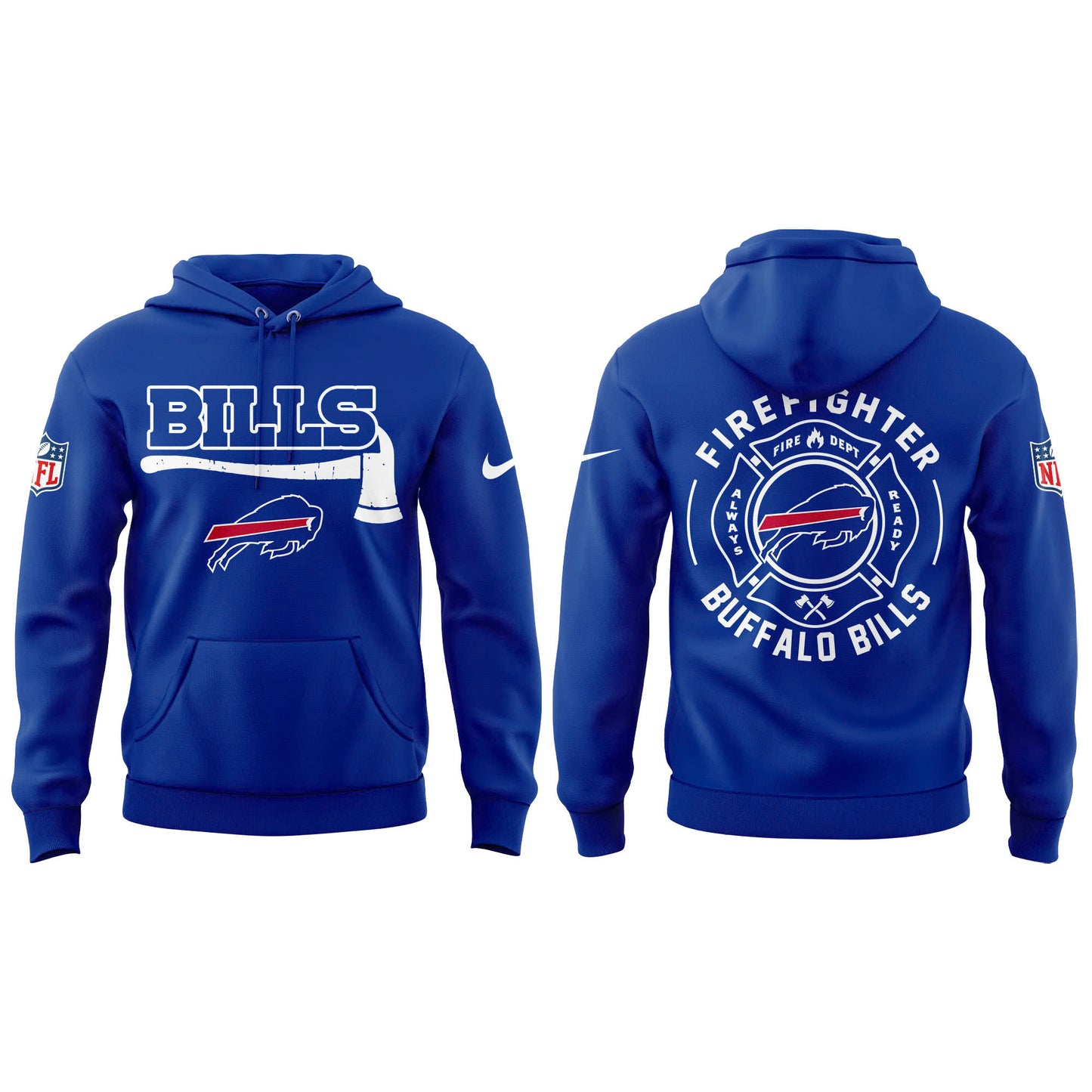 Buffalo Bills Firefighter Application Combo Hoodie | Jogger | Cap Limited Edition