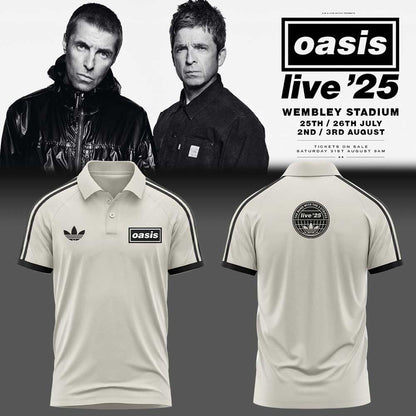 Limited Edition Oasis “Live ’25” London (Wembley Stadium) Raglan Polo
