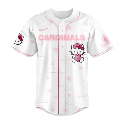 Limited Edition St.Louis Cardinals x Hello Kitty Night Plus Jersey