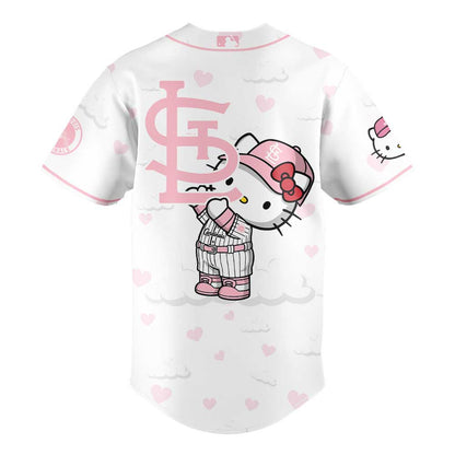 Limited Edition St.Louis Cardinals x Hello Kitty Night Plus Jersey