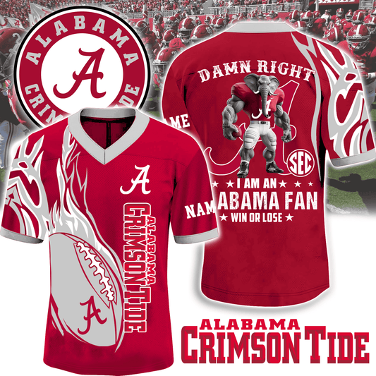 Alabama Crimson Tide Fan Jersey
