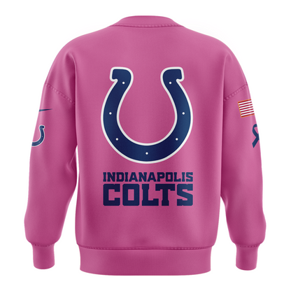 Limited Edition Indianapolis Colts Breast Cancer Awareness Pink Sweat 2025