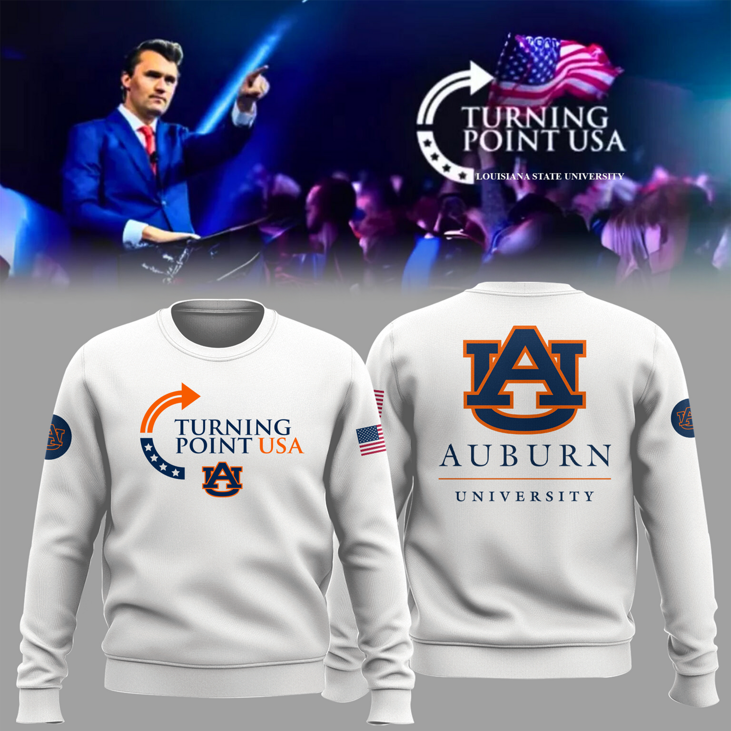 Limited Edition Auburn University x Turning Point USA Sweatshirt