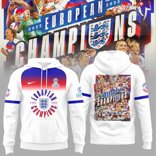 Limited Edition England Champions UEFA Women’s EURO 2025 Hoodie