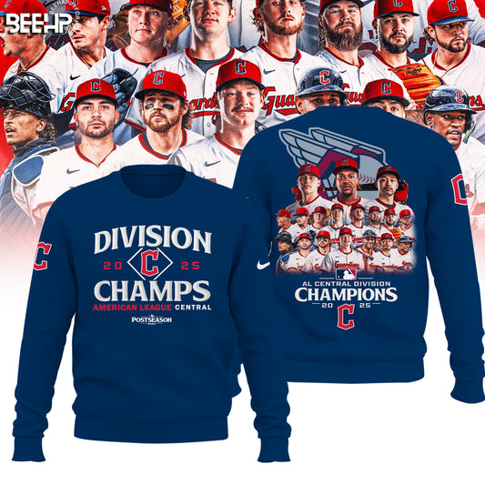 Cleveland Guardians 2025 AL Central Division Champions Limited Edition Shirt