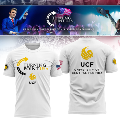 University of Central Florida x Turning Point USA 2025 Tshirt