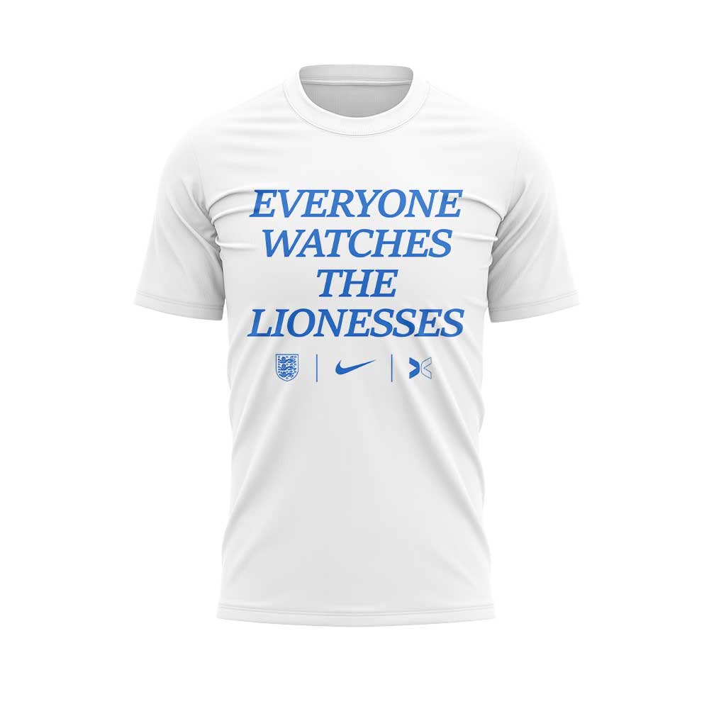 Limited Edition England “Everyone Watches the Lionesses” T-Shirt