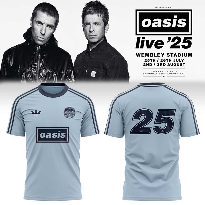 Limited Edition Oasis “Live ’25” London (Wembley Stadium) 25 Shirt
