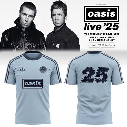 Limited Edition Oasis “Live ’25” London (Wembley Stadium) 25 Shirt