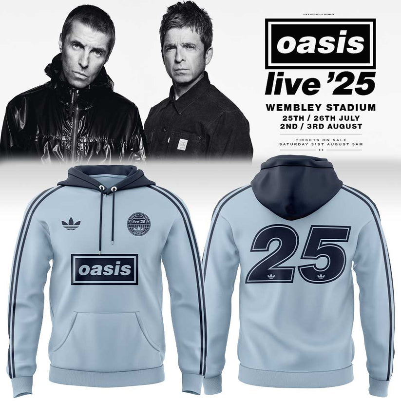Limited Edition Oasis “Live ’25” London (Wembley Stadium) 25 Hoodie