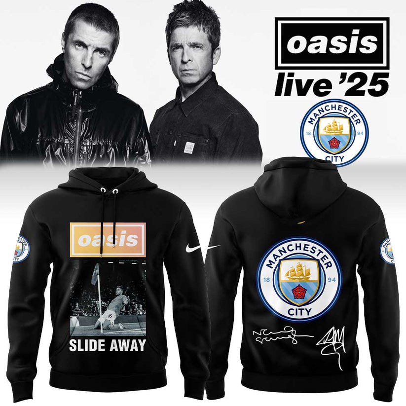 Limited Edition ManCity.FC Oasis “Live ’25” Signature Hoodie