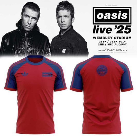 Limited Edition Oasis “Live ’25” Red Shirt