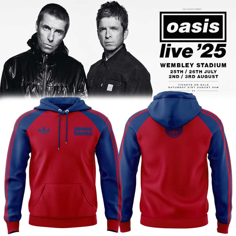 Limited Edition Oasis “Live ’25” Red Hoodie
