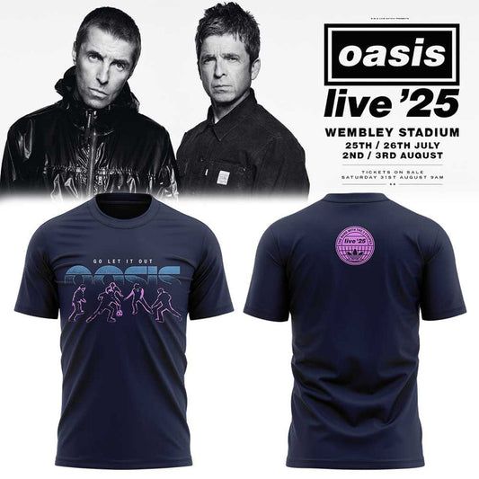 Limited Edition Oasis “Live ’25” Go Let It Our Shirt