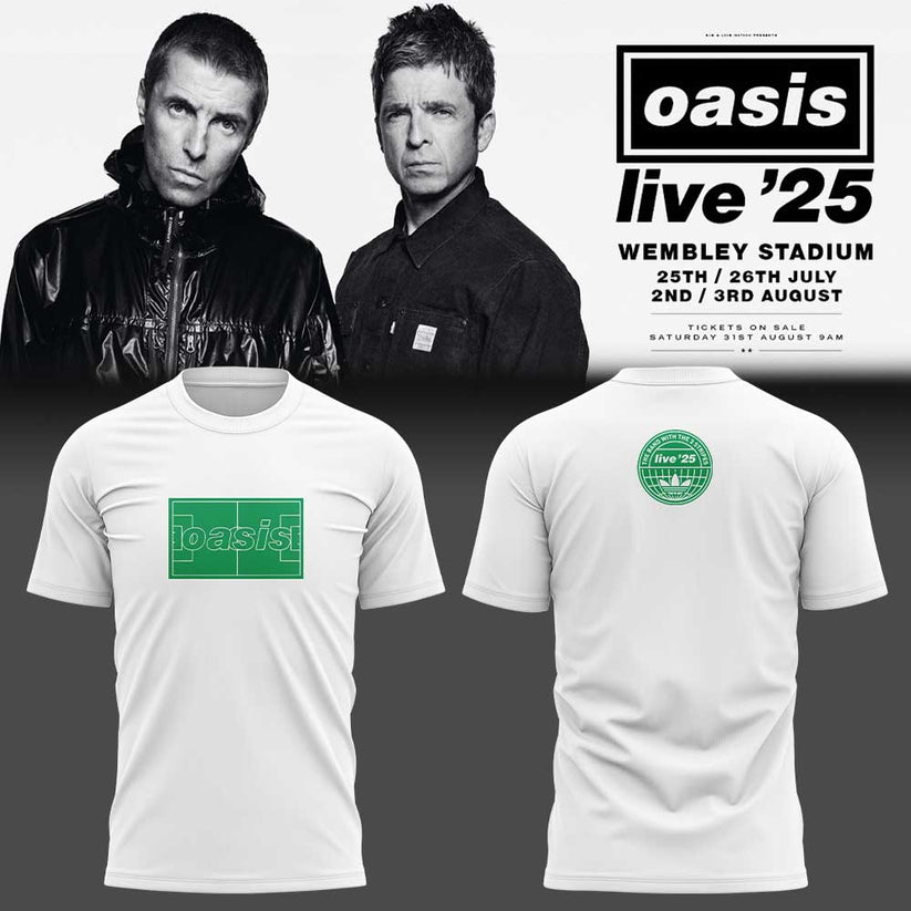 Limited Edition Oasis “Live ’25” White Shirt
