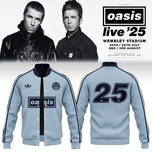 Limited Edition Oasis “Live ’25” London Baseball Jacket