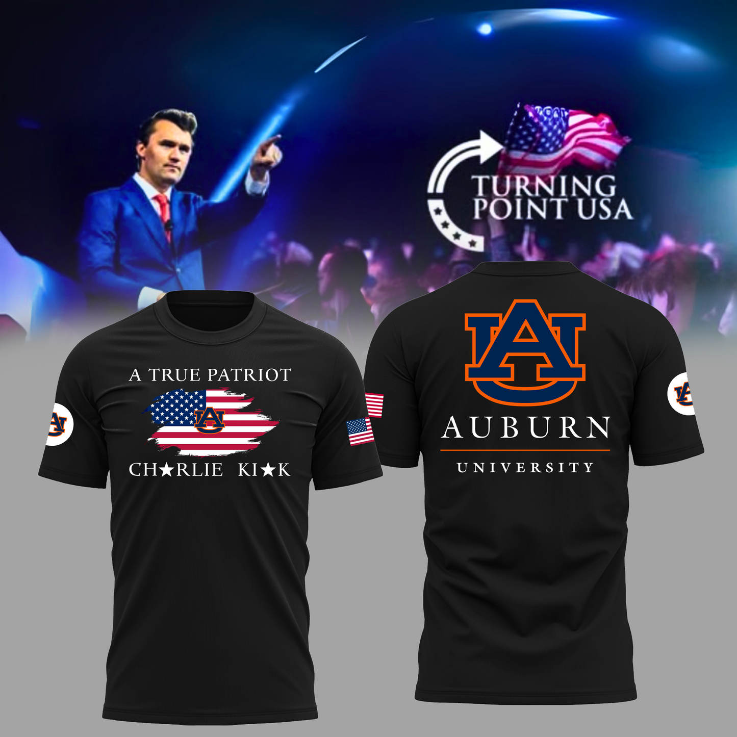 Limited Edition Auburn University x Turning Point USA T-Shirt