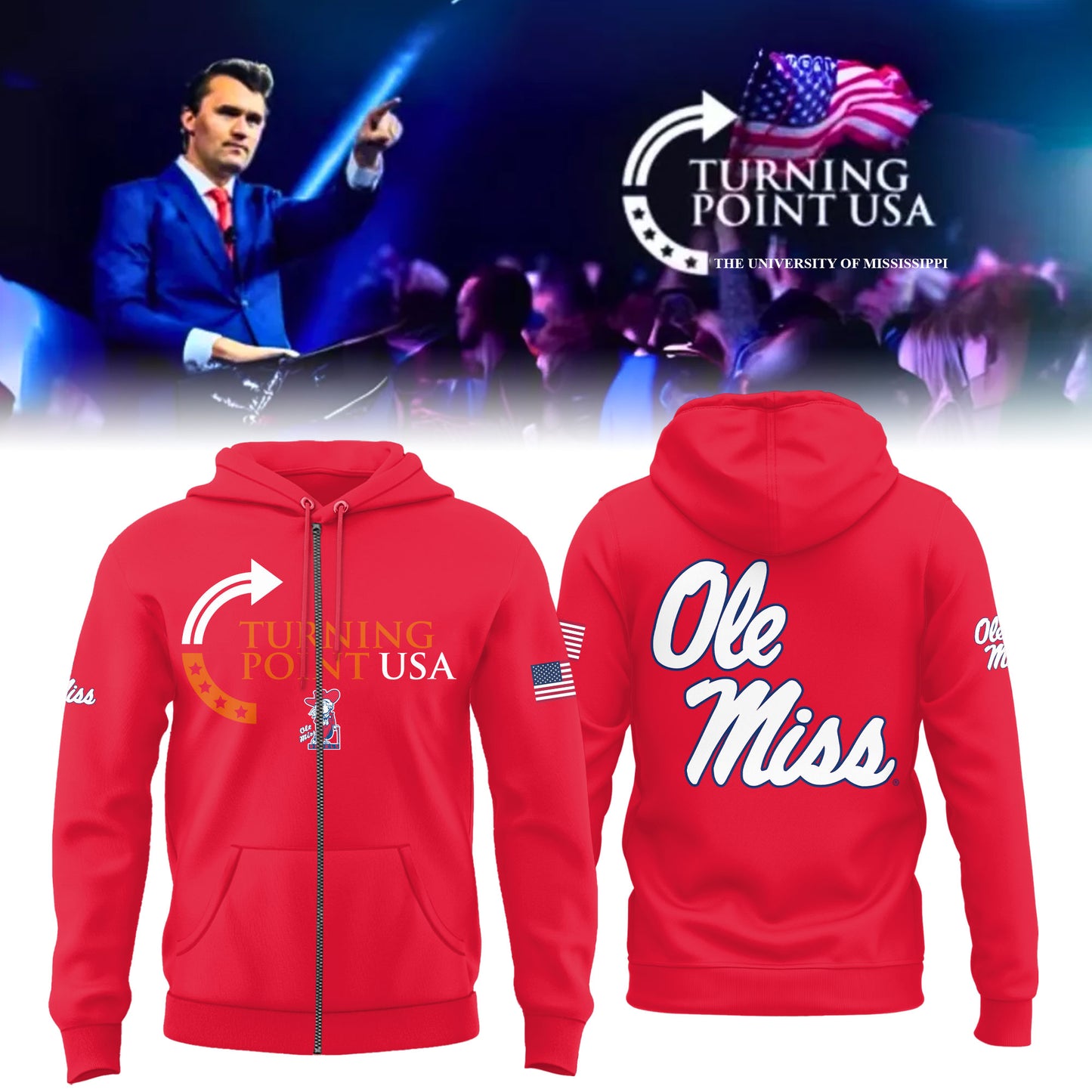 Limited Edition University of Mississippi x Turning Point USA