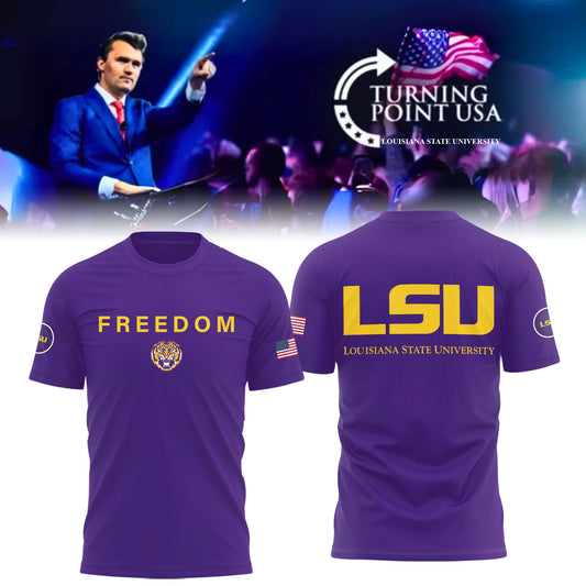 .Limited Edition Louisiana State University x Turning Point USA Shirt