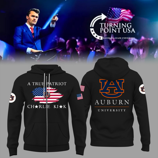 Limited Edition Auburn University x Turning Point USA ZIP Hoodie