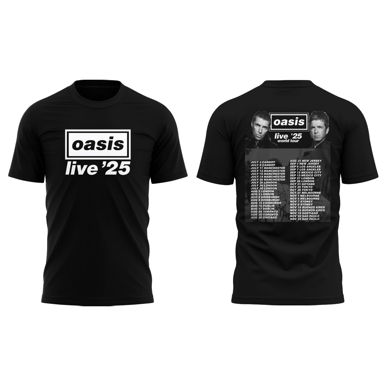 Limited Edition Oasis live 25 T-Shirt