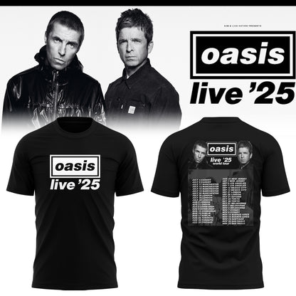 Limited Edition Oasis live 25 T-Shirt