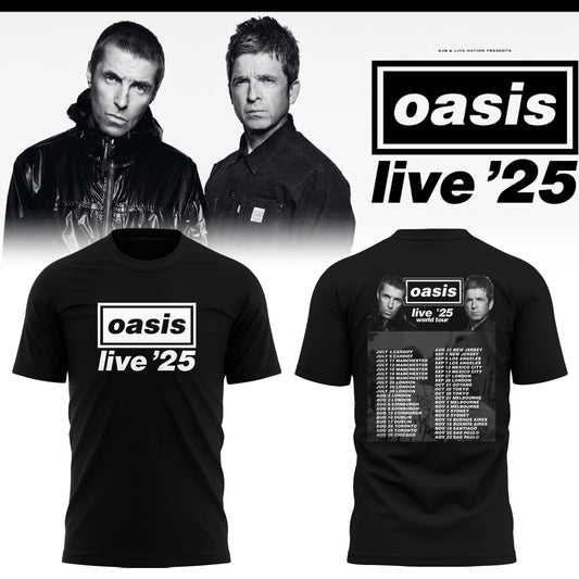 Limited Edition Oasis live 25 T-Shirt