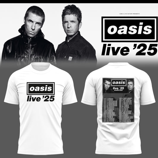 Limited Edition Oasis live 25 T-Shirt