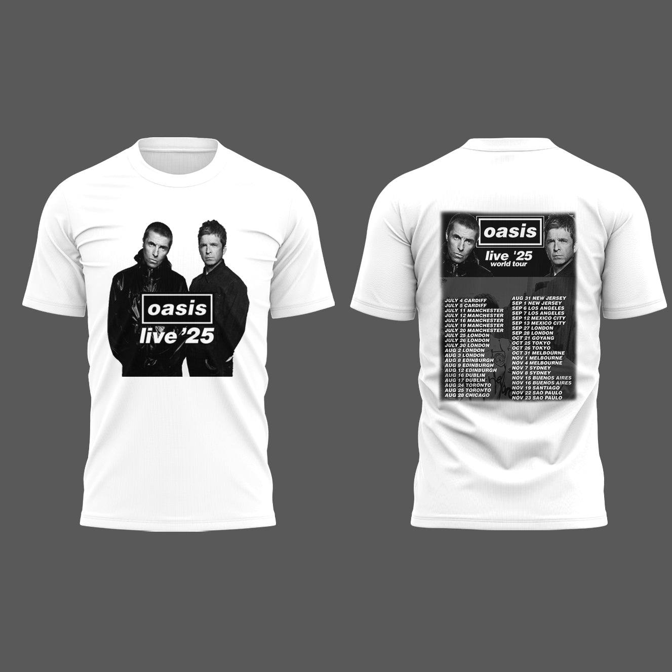 Limited Edition Oasis live 25 T-Shirt
