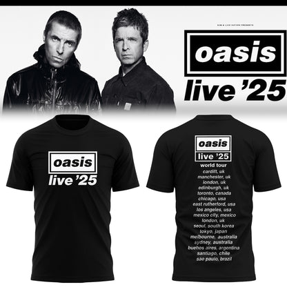 Limited Edition Oasis live 25 T-Shirt