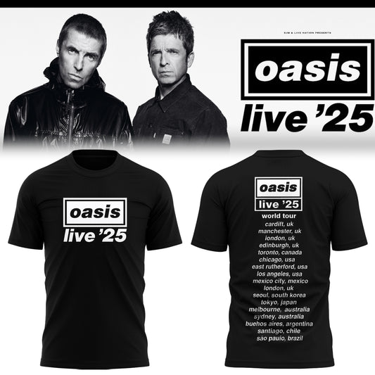 Limited Edition Oasis live 25 T-Shirt