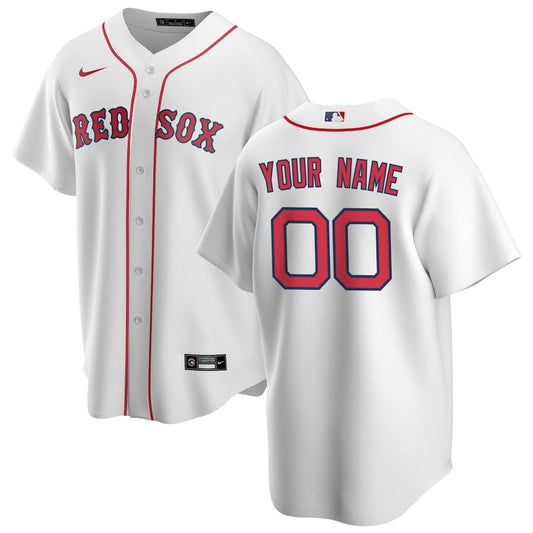 White Home Replica Limited Custom Jersey