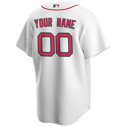 White Home Replica Limited Custom Jersey