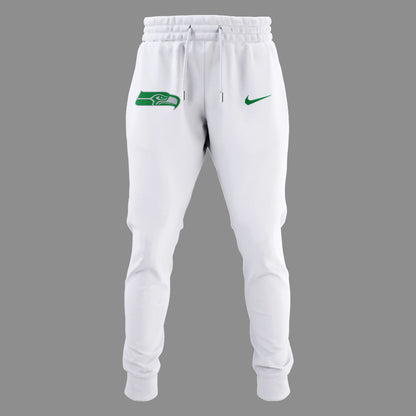 Limited Edition Seahawks Football Rivalries Teaser Logo White Hoodie