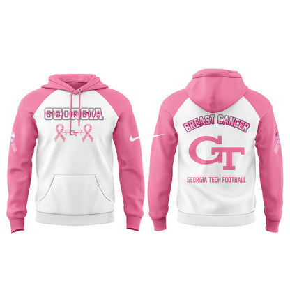 .  Georgia Tech Cancer Awareness Month 2025 Combo Hoodie
